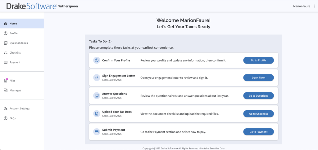 Drake Software Portals