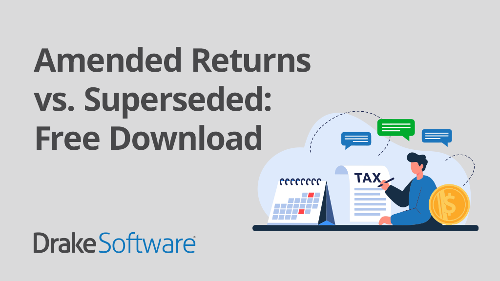 Amended vs. Superseded Returns Infographic